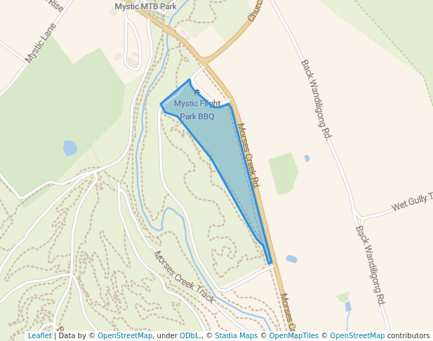 walking in Mystic Flight Park map in Bright