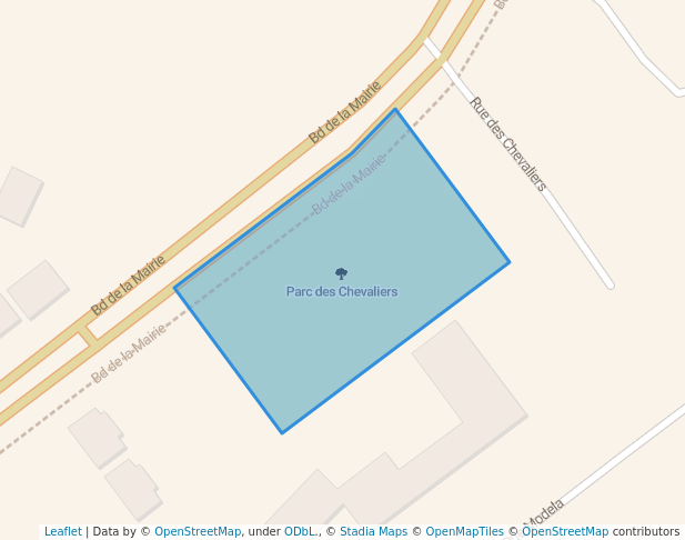 walking in Parc des Chevaliers map in Saint-Jean-sur-Richelieu