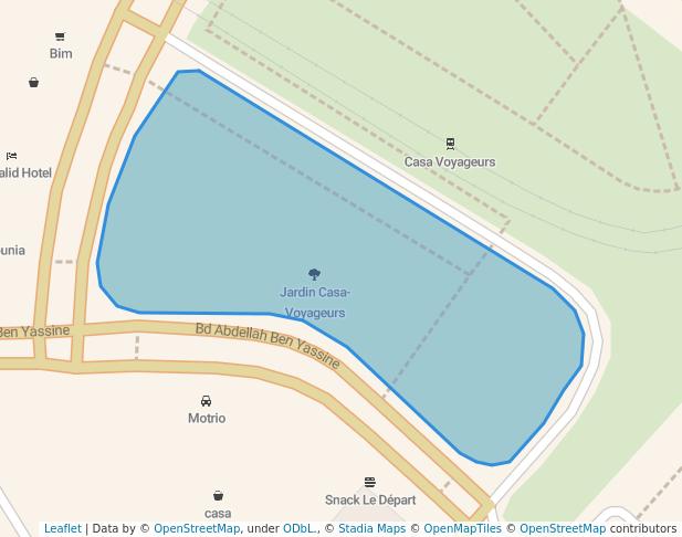 Jardin Casa-Voyageurs