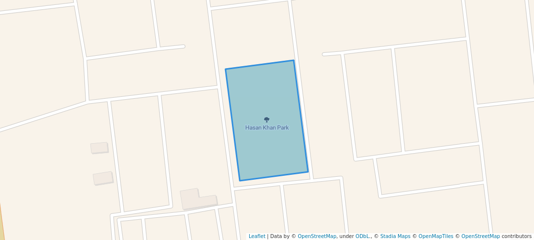 walking in Hasan Khan Park map in Alwar