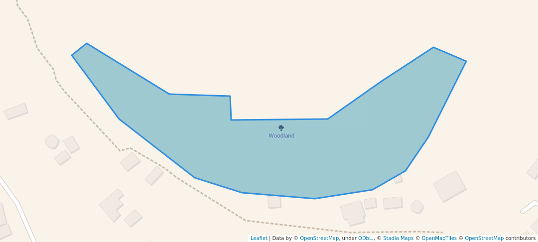 walking in Woodland map in Matsohani