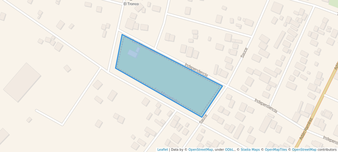 walking in Los Manantiales map in Capiatá