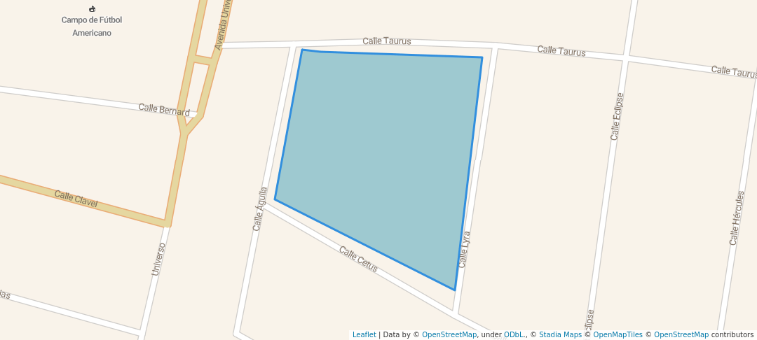 walking in Parque Recreativo #1 map in Xalisco