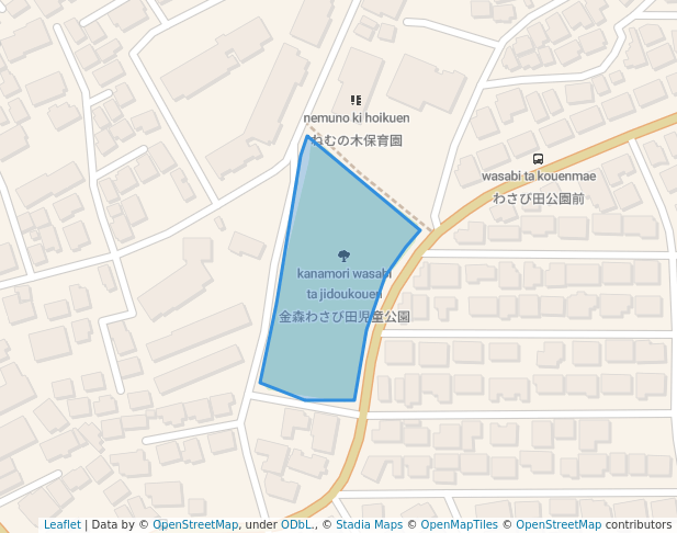 金森わさび田 児童公園