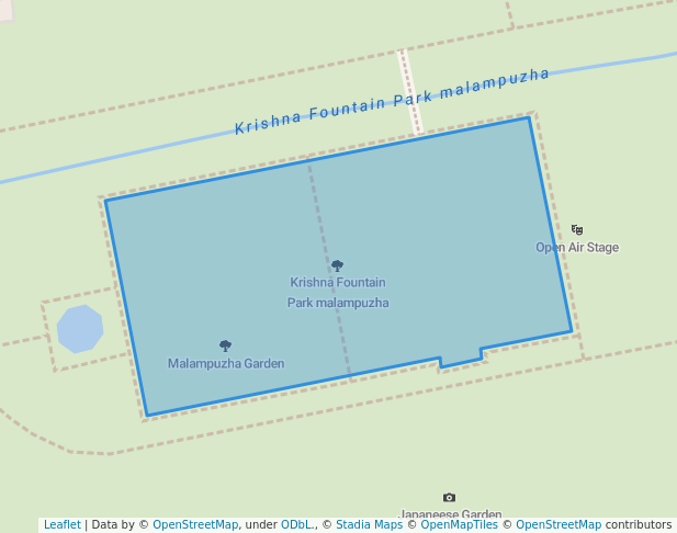 Krishna Fountain Park malampuzha