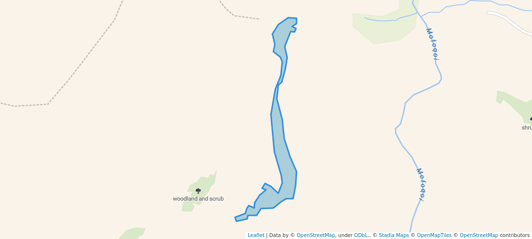 walking in woodland map in Matsohani