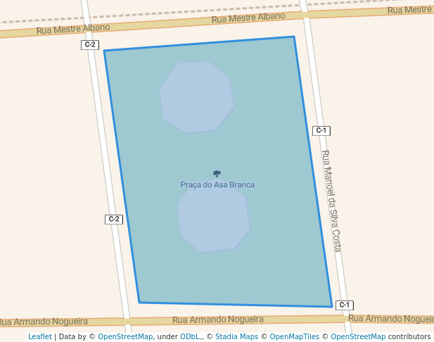 walking in Praça do Asa Branca map in Boa Vista