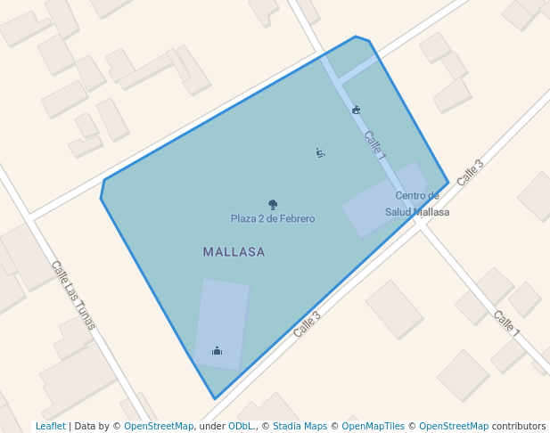 walking in Plaza 2 de Febrero map in La Paz