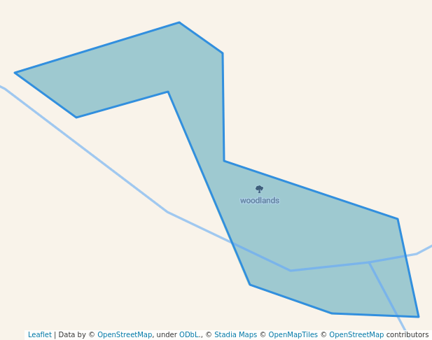 woodlands in Matsohani | Map and Routes