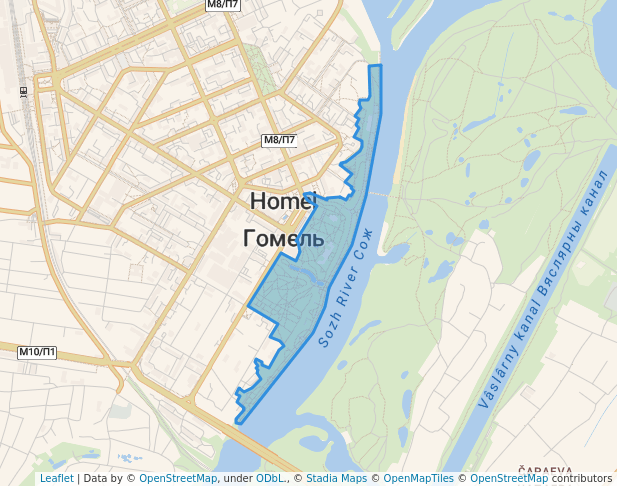 Парк Гомельского дворцово-паркового ансамбля