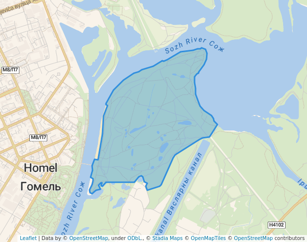 Парк Гомельского дворцово-паркового ансамбля