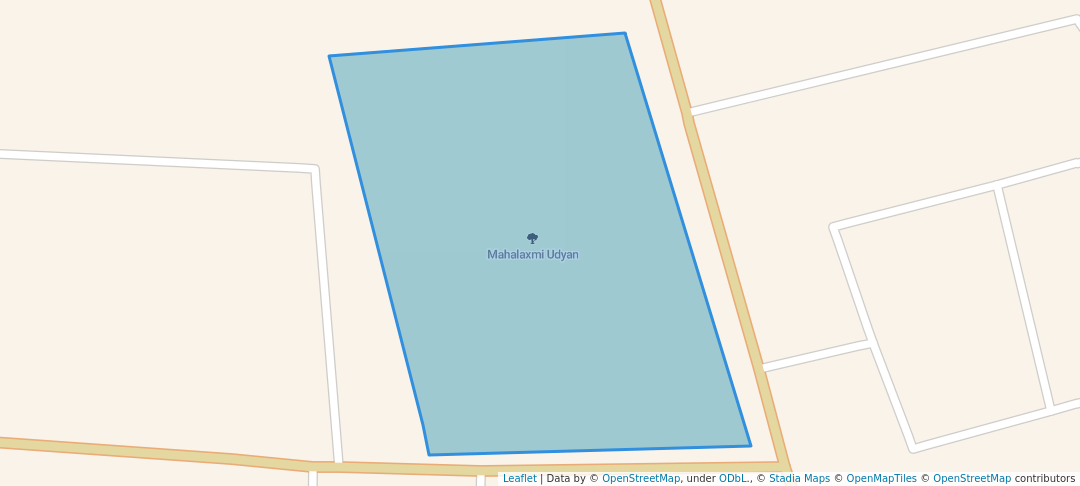 walking in Mahalaxmi Udyan map in Ahmednagar