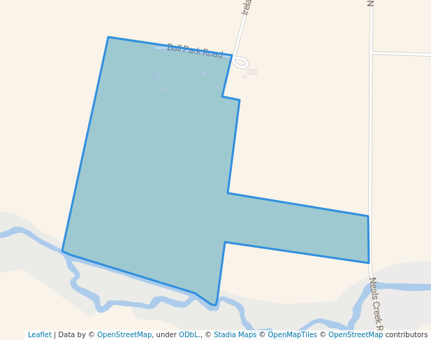 walking in Alliance Recreation Park map in Alliance