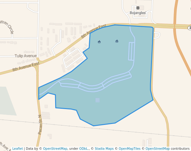 walking in Crisp County Youth Ball Complex map in Cordele