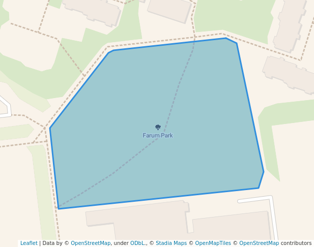 walking in Farum Park map in Farum