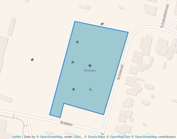 walking in Brieleke map in Wommelgem