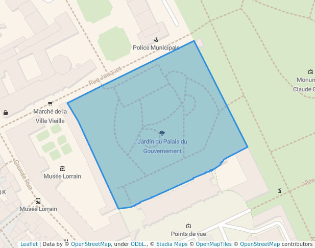 Jardin du Palais du Gouvernement