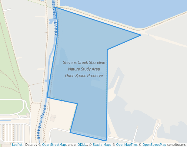 Stevens Creek Shoreline Nature Study Area Open Space Preserve