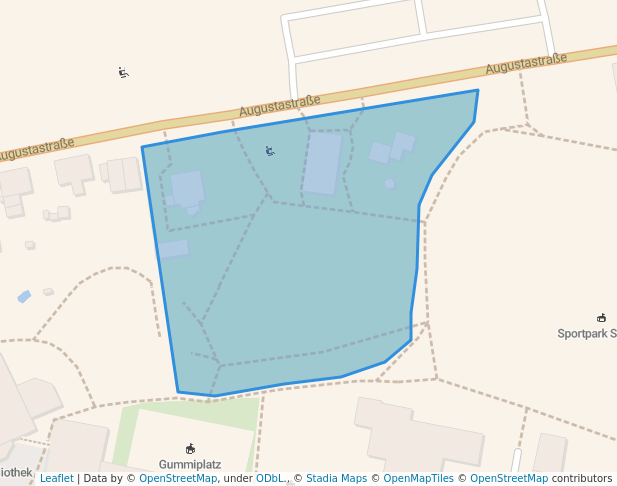 walking in Begegnungsstätte Feldmann-Stiftung map in Mülheim an der Ruhr