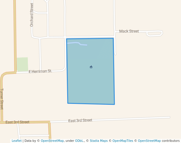 walking in June Shaffer Memorial Park map in Chillicothe