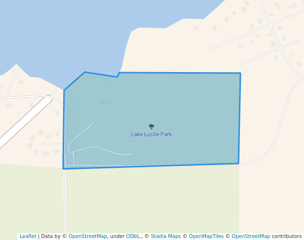 walking in Lake Lucile Park map in Wasilla