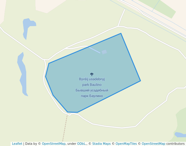 Бывший усадебный парк Баулино