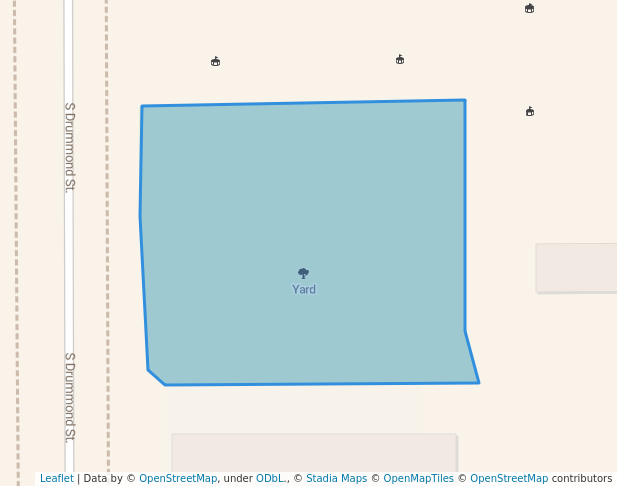 walking in Yard map in Waupun