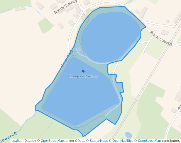 Etangs de Coeurcq in Tubize | Map and Routes
