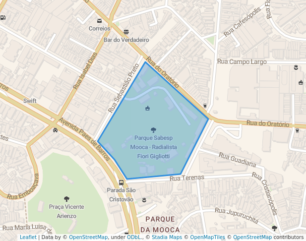 Parque Sabesp Mooca - Radialista Fiori Gigliotti