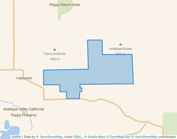 Antelope Valley California Poppy Preserve
