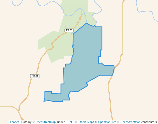 walking in Honey Creek State Natural Area map in Spring Branch