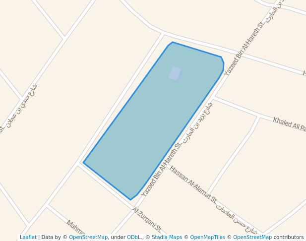walking in حديقة الاسكان_ضاحية الياسمين map in Amman