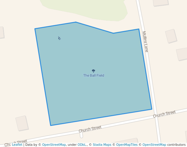 walking in The Ball Field map in North Haven