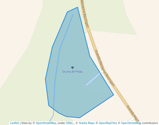 walking in Ducha de Prata map in Campos do Jordão