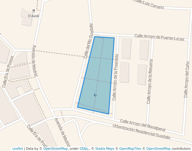 walking in Parque Río Guadalix map in San Agustín del Guadalix