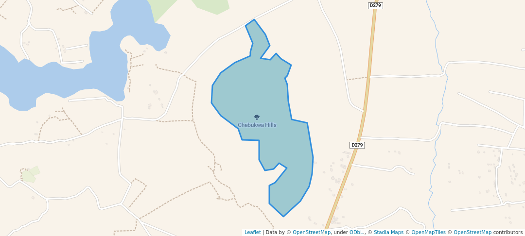 walking in Chebukwa Hills map in Bungoma