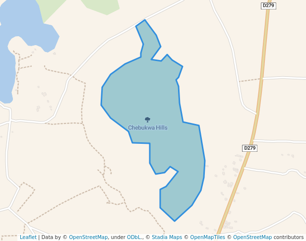 walking in Chebukwa Hills map in Bungoma