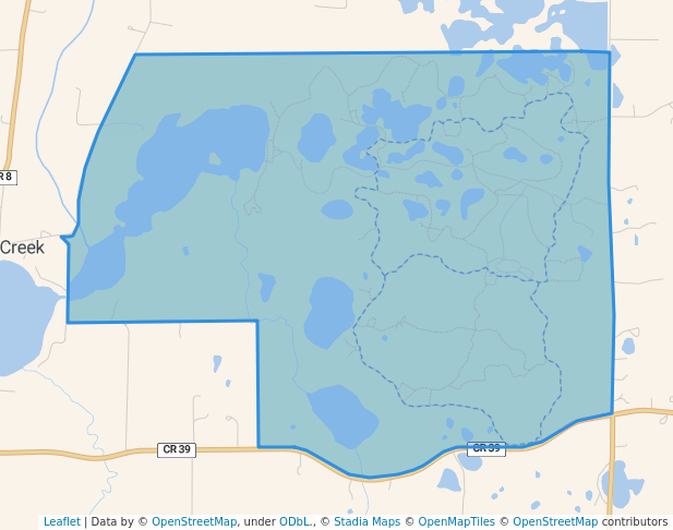 walking in Lake Maria State Park map in Silver Creek
