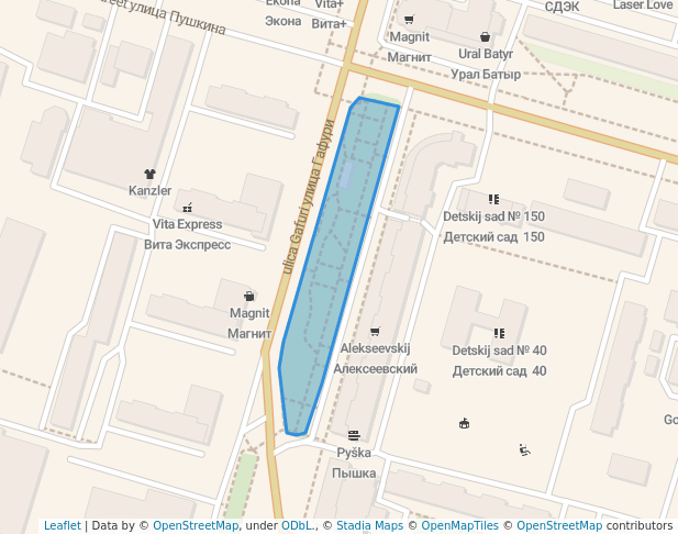 сквер Гафури