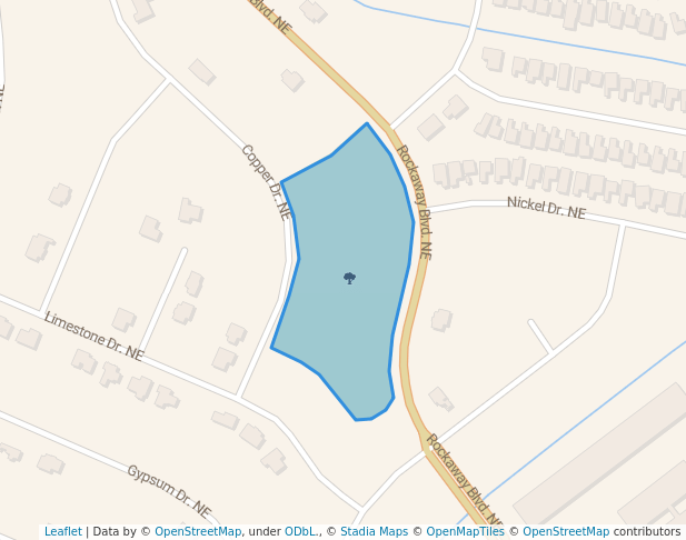 walking in Vista Hills Park map in Rio Rancho