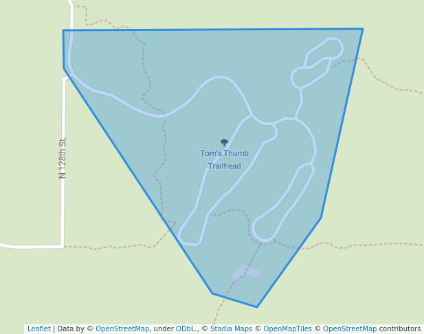 Tom's Thumb Trailhead
