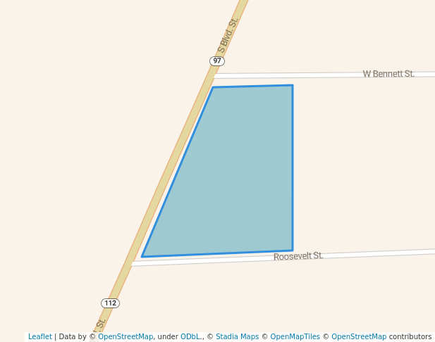 walking in Stripling Park map in Camilla