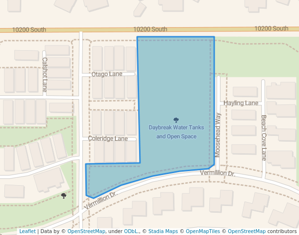 Daybreak Water Tanks and Open Space