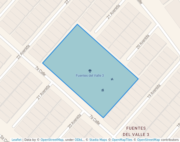 walking in Fuentes del Valle 3 map in Villa Nueva