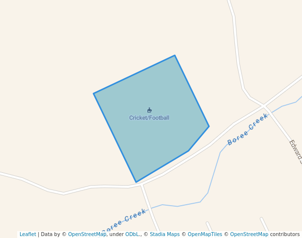 walking in Dean Park map in Cudal