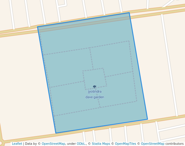 walking in jyotindra dave garden map in Surat