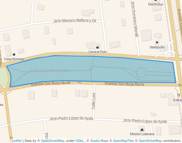 Parque de Las Aguas de San Borja