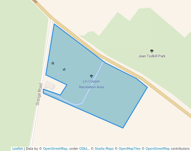 walking in Lin Cooper Recreation Area map in Crookwell