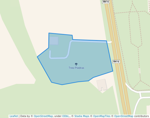 walking in Tres Piedras map in Fnideq