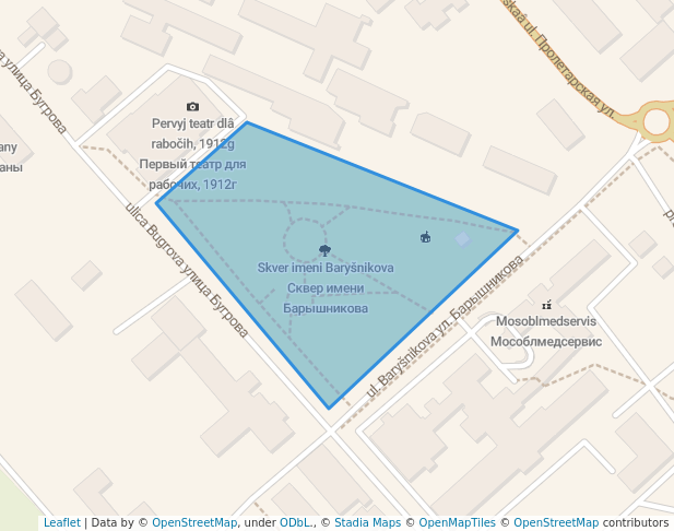 Сквер имени Барышникова